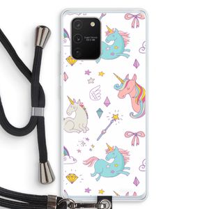 Fantasiewereld: Samsung Galaxy S10 Lite Transparant Hoesje met koord