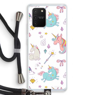Fantasiewereld: Samsung Galaxy S10 Lite Transparant Hoesje met koord