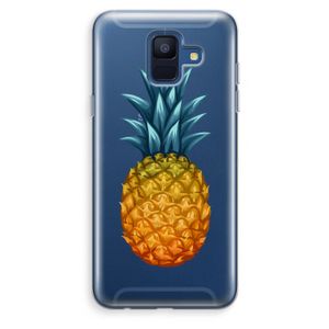 Grote ananas: Samsung Galaxy A6 (2018) Transparant Hoesje