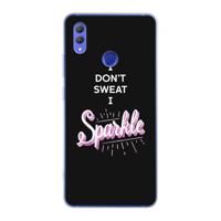 Sparkle quote: Honor Note 10 Transparant Hoesje