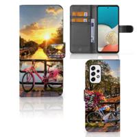Samsung Galaxy A53 | Flip Cover | Amsterdamse Grachten | Portemonnee hoesje