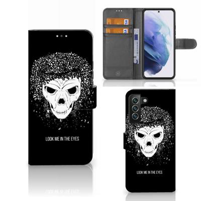 Telefoonhoesje met Naam Samsung Galaxy S22 Plus Skull Hair Telefoonhoesje met Naam Samsung Galaxy S22 Plus Skull Hair