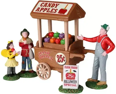 Lemax candy apple cart s/5 halloween figuur Spooky Town 2022