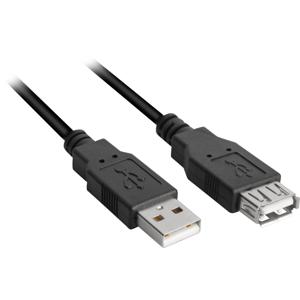 Sharkoon 4044951015429 USB-kabel 3 m USB 2.0 USB A Zwart