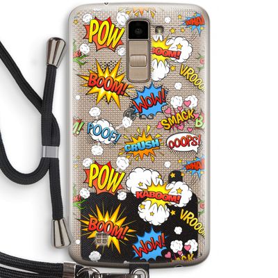 Pow Smack: LG K10 (2016) Transparant Hoesje met koord