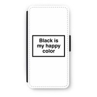 Black is my happy color: iPhone 8 Flip Hoesje Black is my happy color: iPhone 8 Flip Hoesje