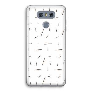 Hipster stripes: LG G6 Transparant Hoesje