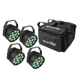 Eurolite Set 4x LED PARty TCL Spot + Soft Bag