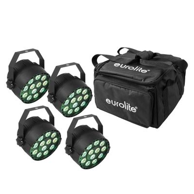 Eurolite Set 4x LED PARty TCL Spot + Soft Bag