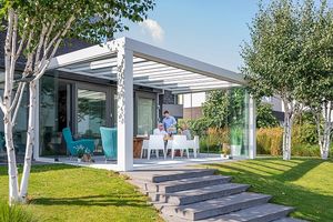 Verasol Cube veranda 700x400 cm - glasdak Aluminium Verasol