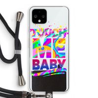 Touch Me: Pixel 4 Transparant Hoesje met koord