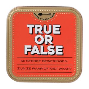 Vragenspel - True or false