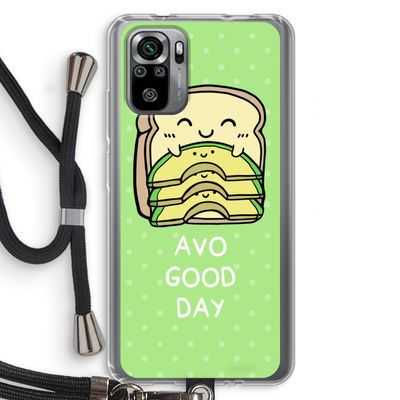 Avo Good Day: Xiaomi Redmi Note 10S Transparant Hoesje met koord