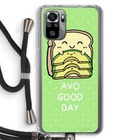 Avo Good Day: Xiaomi Redmi Note 10S Transparant Hoesje met koord
