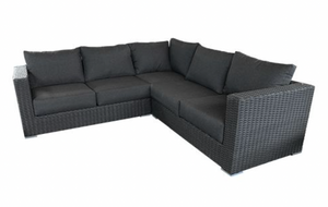 Houston Hoek loungebank Charcoal - OWN