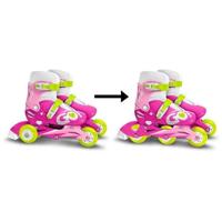 MEISJE 2 in 1 Inline skates drie wielen maat 27-30 SKIDS CONTROL
