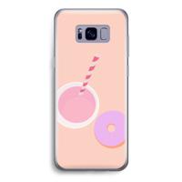 Donut: Samsung Galaxy S8 Transparant Hoesje