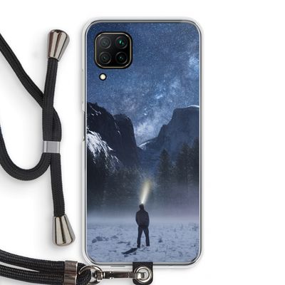 Wanderlust: Huawei P40 Lite Transparant Hoesje met koord