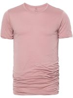 Rick Owens t-shirt Double à effet froissé - Rose - thumbnail