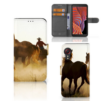Samsung Galaxy Xcover 5 Telefoonhoesje met Pasjes Design Cowboy