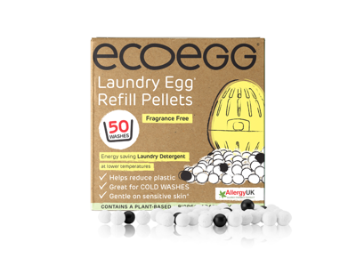 Ecoegg Navulling wasbal - fragrance free - 50 wasjes