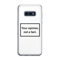 Your opinion: Samsung Galaxy S10e Transparant Hoesje