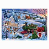 Clementoni legpuzzel kersttrein - 500st. Clementoni legpuzzel kersttrein - 500st.