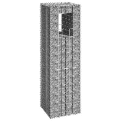Schanskorf paal 40x40x140 cm ijzer