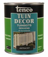 Tuindecor dekkend antraciet 1l verf/beits - Tenco