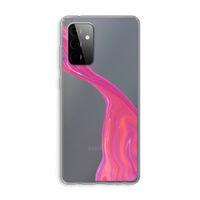 Paarse stroom: Samsung Galaxy A72 Transparant Hoesje