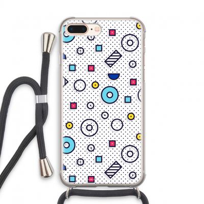 8-bit N°9: iPhone 8 Plus Transparant Hoesje met koord