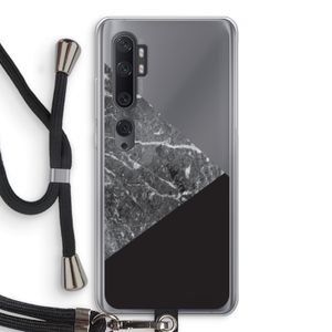 Combinatie marmer: Xiaomi Mi Note 10 Transparant Hoesje met koord