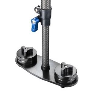 Walimex StabyPod XS Steadicam 1/4 inch Zwart, Blauw Met contragewicht