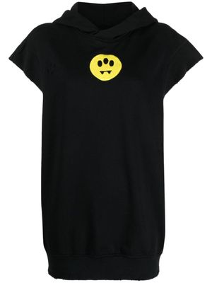BARROW hoodie en jersey à logo brodé - Noir