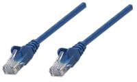 Intellinet 318938 RJ45 Netwerkkabel, patchkabel CAT 5e U/UTP 1.00 m Blauw 1 stuk(s) - thumbnail