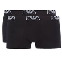 Armani Shorts Monogram 2-pack zwart - thumbnail