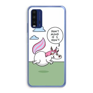 Unicorn: Xiaomi Redmi 9T Transparant Hoesje