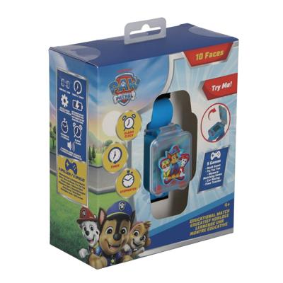 Paw Patrol Speel en Leer Horloge Blauw