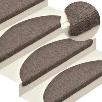 Trapmatten zelfklevend 5 st 65x21x4 cm naaldvilt crèmekleurig