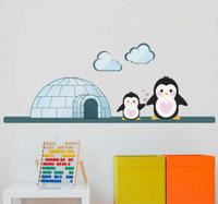 Sticker iglo penguins - thumbnail