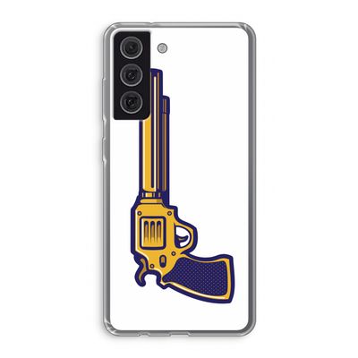 Pew Pew Pew: Samsung Galaxy S21 FE Transparant Hoesje