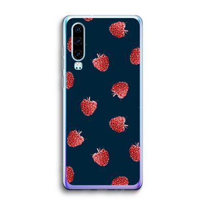 Framboosjes: Huawei P30 Transparant Hoesje