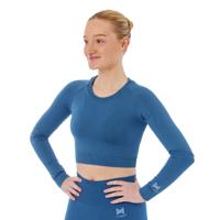 Xtreme Sportswear Croptop lange mouwen Dames Blauw-M