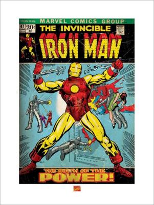 Kunstdruk Iron Man Birth of Power 60x80cm