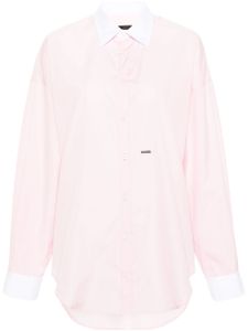 DSQUARED2 chemise à col contrastant - Rose