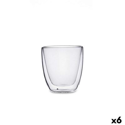 Glas Quid Serenia Transparant Glas 200 ml Capuccino (6 Stuks)