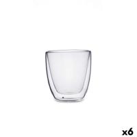 Glas Quid Serenia Transparant Glas 200 ml Capuccino (6 Stuks)