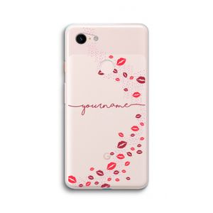 Kusjes: Google Pixel 3 XL Transparant Hoesje