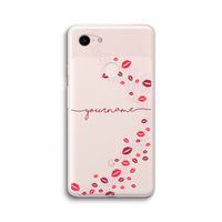 Kusjes: Google Pixel 3 XL Transparant Hoesje