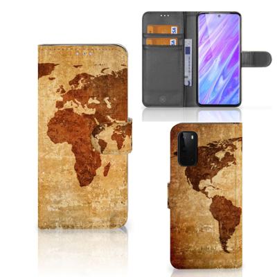 Samsung Galaxy S20 | Flip Cover | Wereldkaart